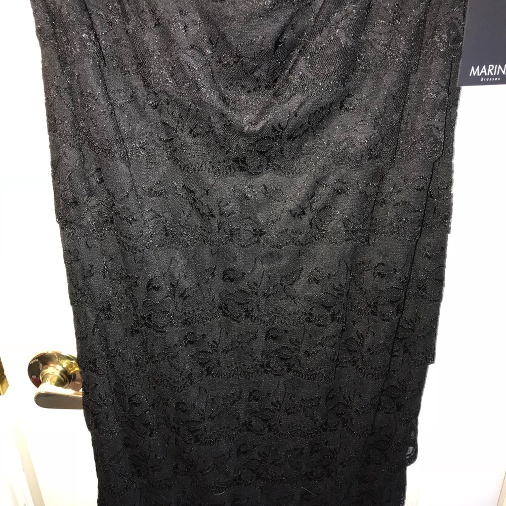 NWT Marina BLACK lace dress - Picture 4 of 7